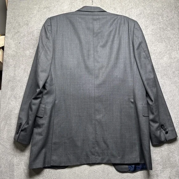 Patrick Hellmann Loro Piana Super 130s‎ Black Wool Blazer 42R US Sport Coat